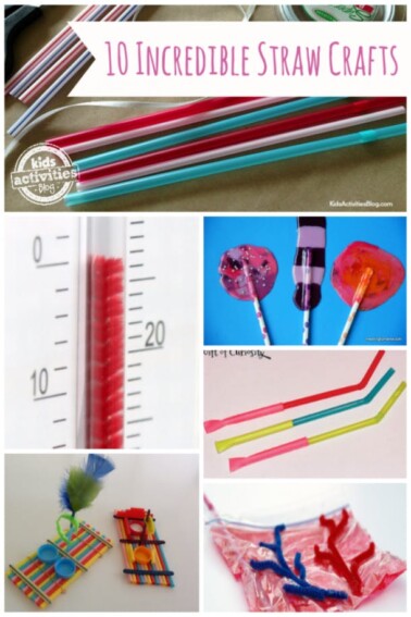 10+ {Incredible} Straw Crafts - Kids Activities Blog