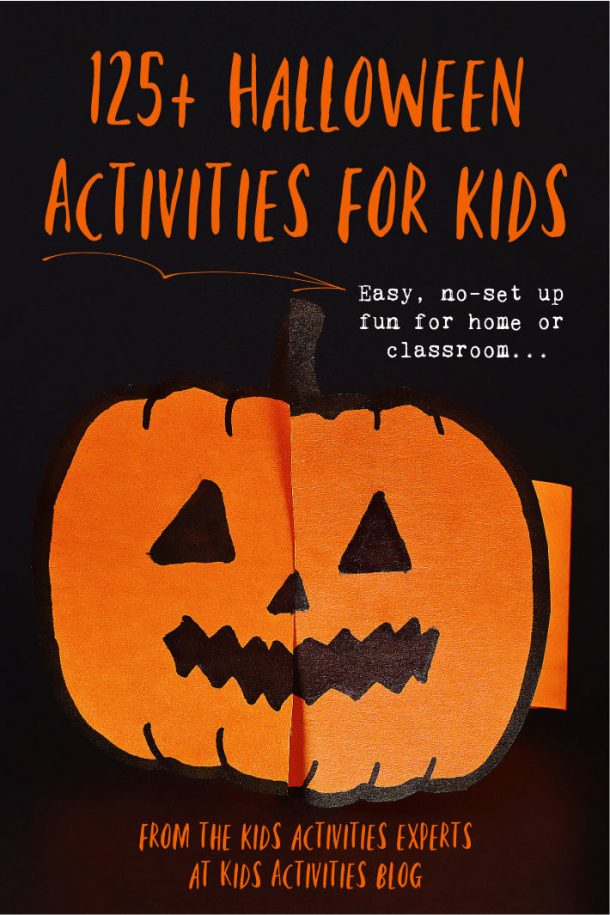 125 Halloween activities for kids - easy no set up 