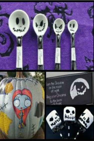25 The Nightmare Before Christmas Ideas - Jack Skellington spoon craft, Sally pumpkin - Kids Activities Blog