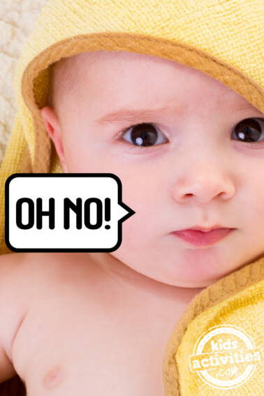 Baby says oh no after sneezing video - Kids Activities Blog