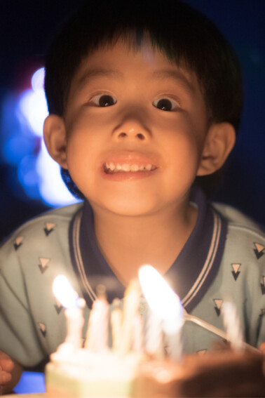 Boy can not blow out birthday candles video - Kids Activities Blog feature