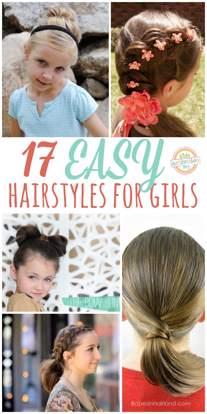 Lazy Hairstyles for Girls - 17 Easy Hair Style Girls