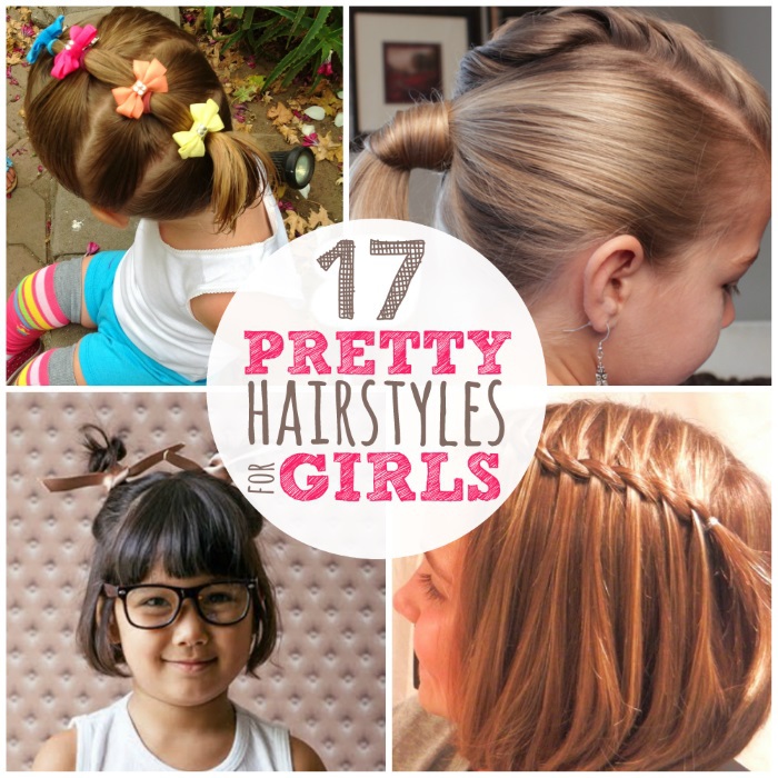Pretty girls hairstyles that are easy to do at home