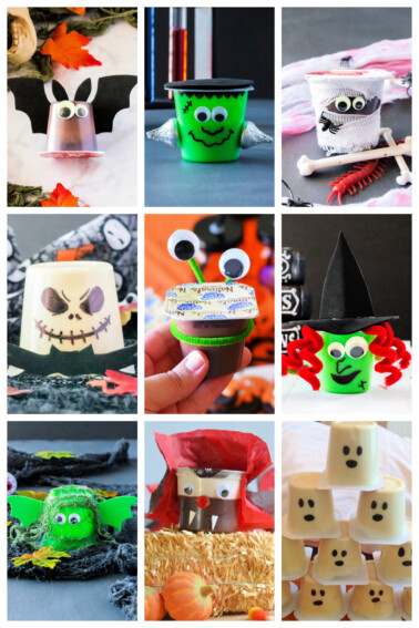 Halloween pudding cup ideas - Kids Activities Blog Feature
