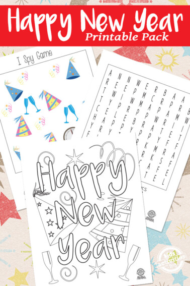 Happy New Year Printable Pack