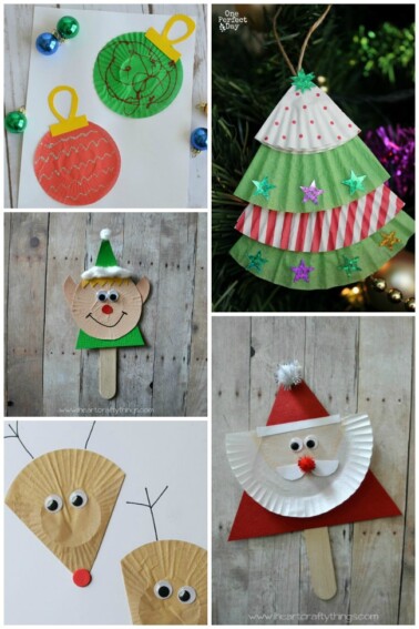 11 Holiday Cupcake Liner Crafts