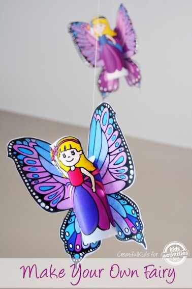 Make a Fairy Birthday Countdown for Kids