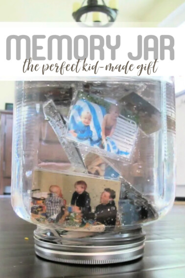 Memory jar - perfect kid made gift feature without logo - Kids Activities Blog