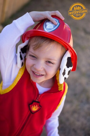 DIY paw patrol costume for kids - kids Activities blog