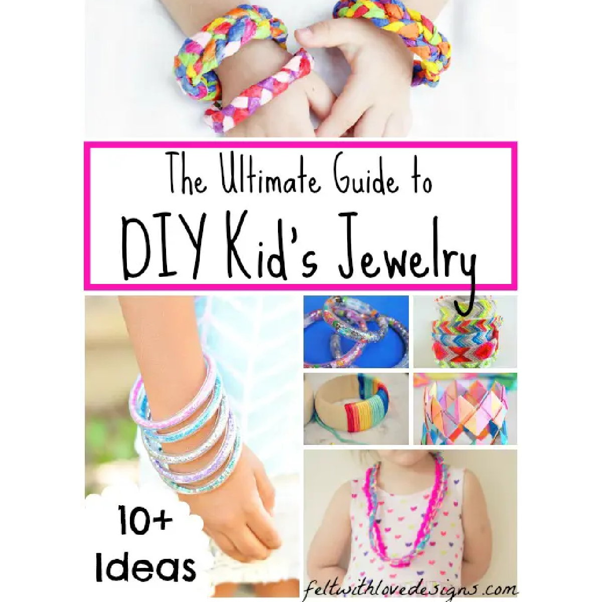Dress up ideas- diy kid's jewelry with rings, necklaces, bracelets- kids activities blog