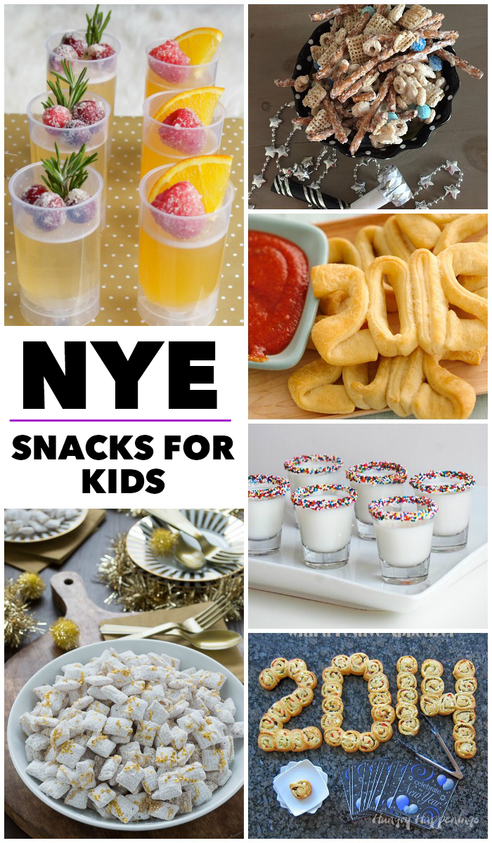 15 New Years Eve Snacks for Kids - Party photos from Family NYE Parties